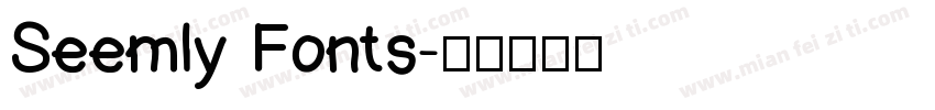 Seemly Fonts字体转换